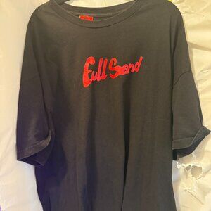 Full Send Nelk Boys Cobra Graphic T Shirt Black 3XL Streetwear